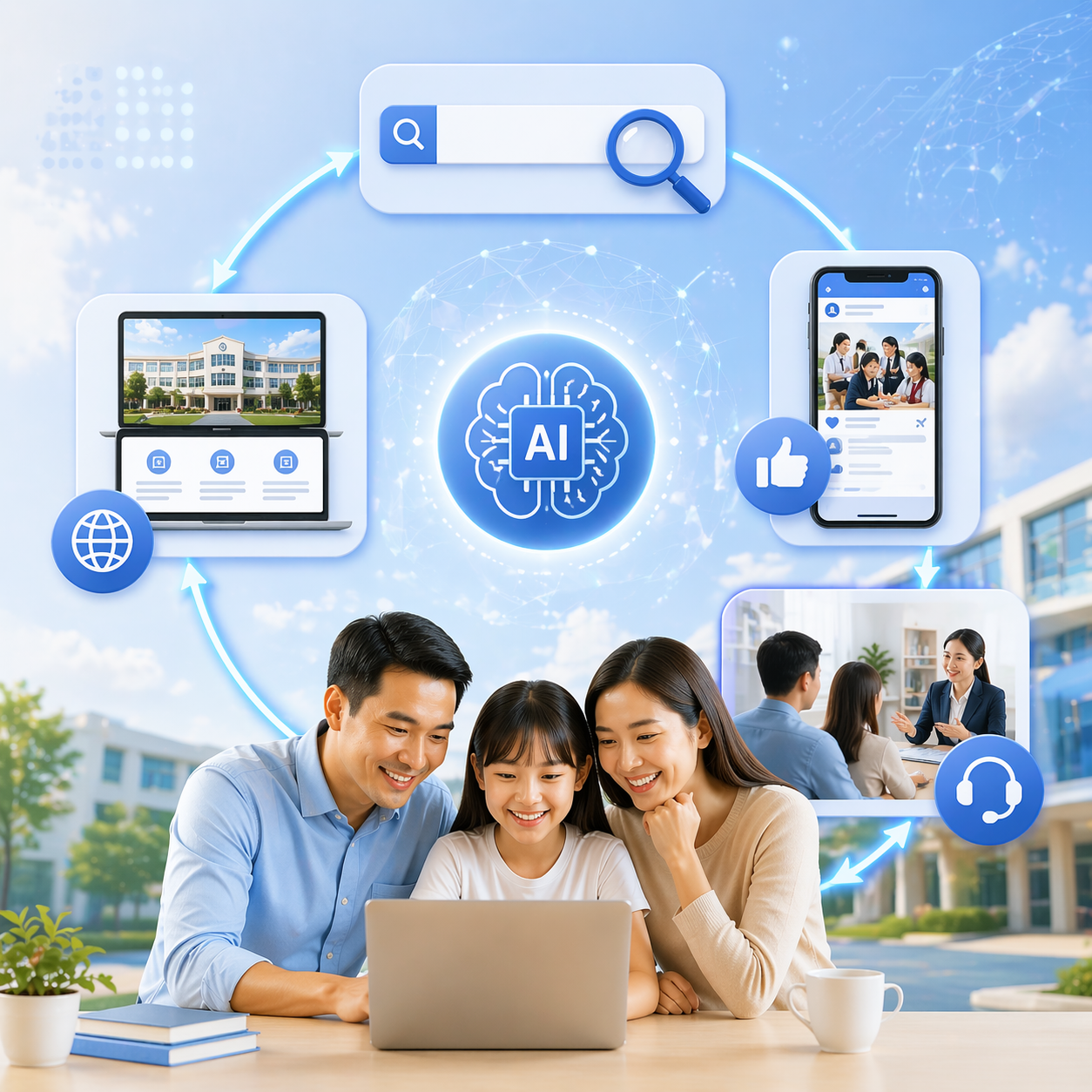 AI đang thay đổi cách phụ huynh và học viên tìm trường như thế nào?